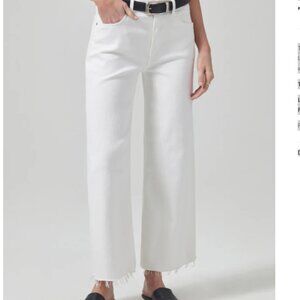 Citizens of Humanity, Lyra Wide Leg Crop In White, 27